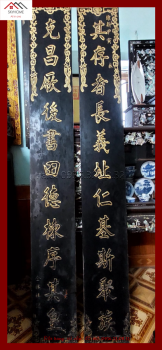 Câu đối thờ chữ Kì tồn giả trường- Khắc xương quyết hậu